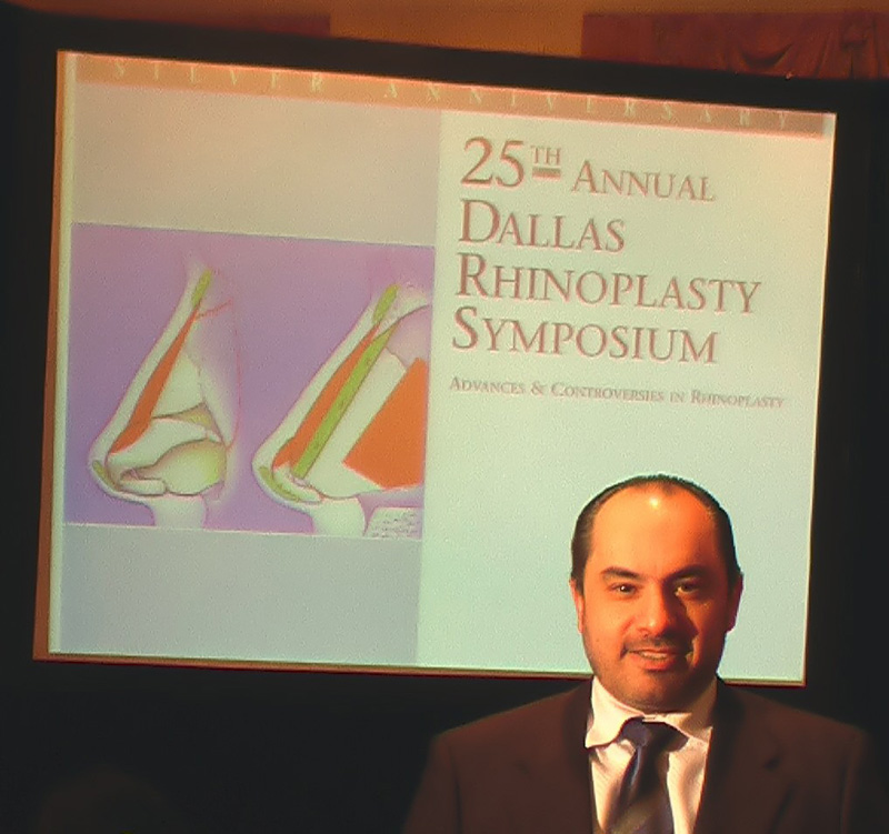 Dr Athanasios Christopoulos at Dallas Rhinoplasty Symposium